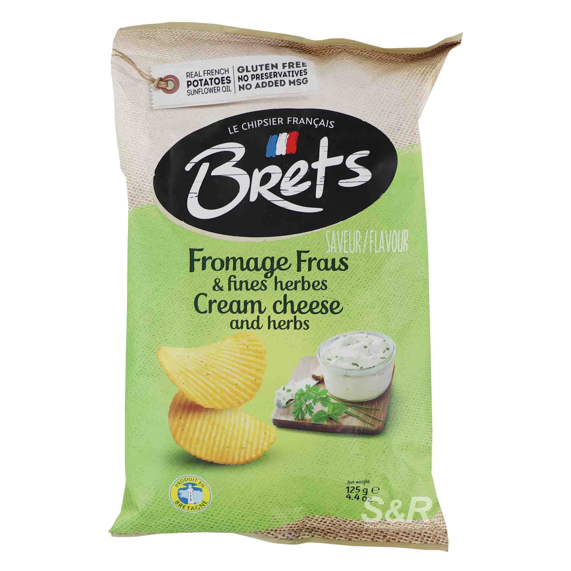 Brets Cream Cheese & Herbs Chips 125g